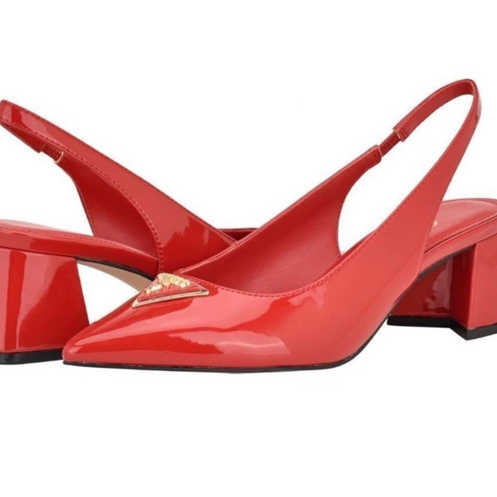 Guess Red Slingback Zanda Heels NWT